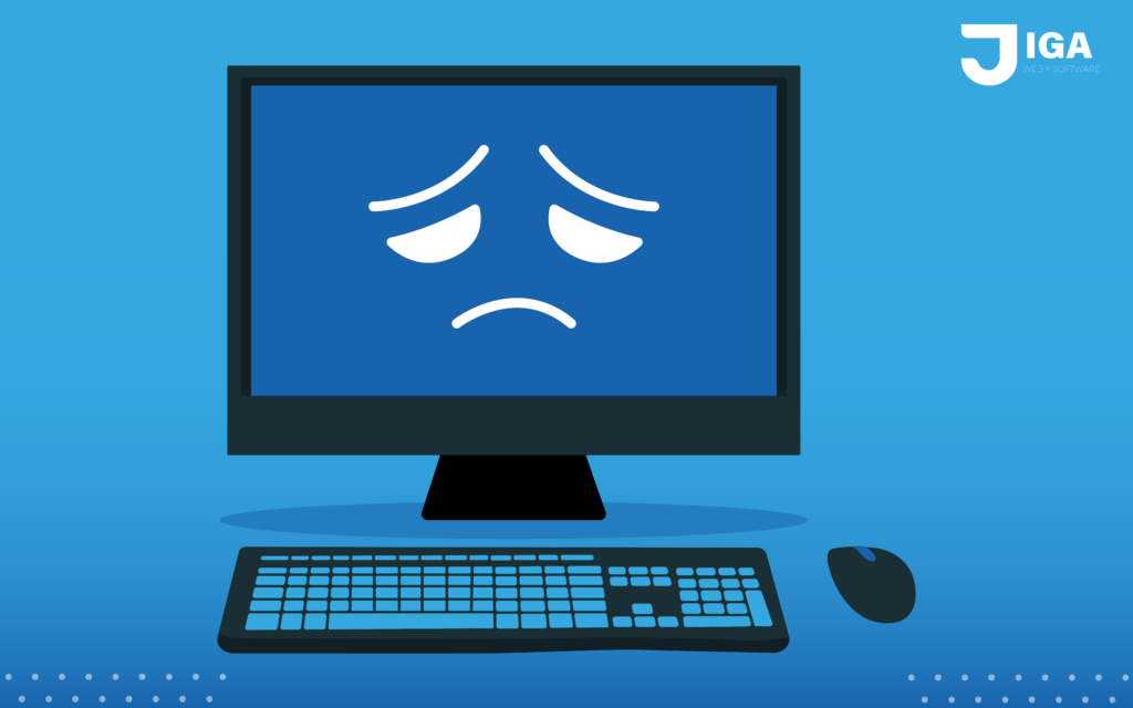 Página web sin optimización Una página web sin PRESENCIA DIGITAL.