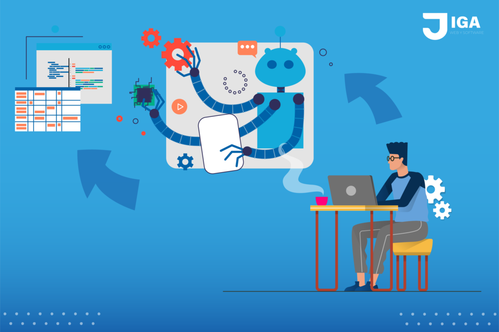 Una persona utilizando IA para optimizar el testing